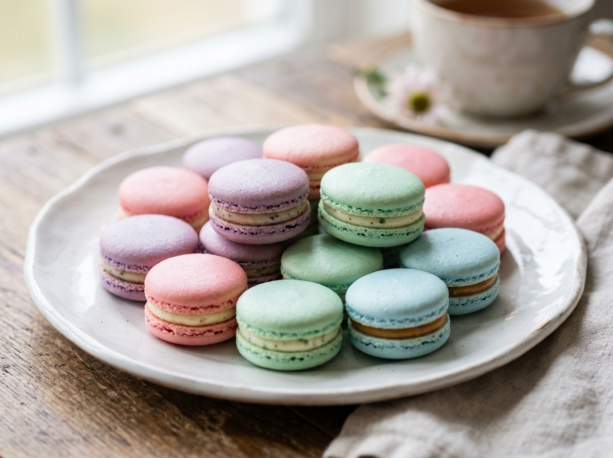 Sweet Pastel Macarons